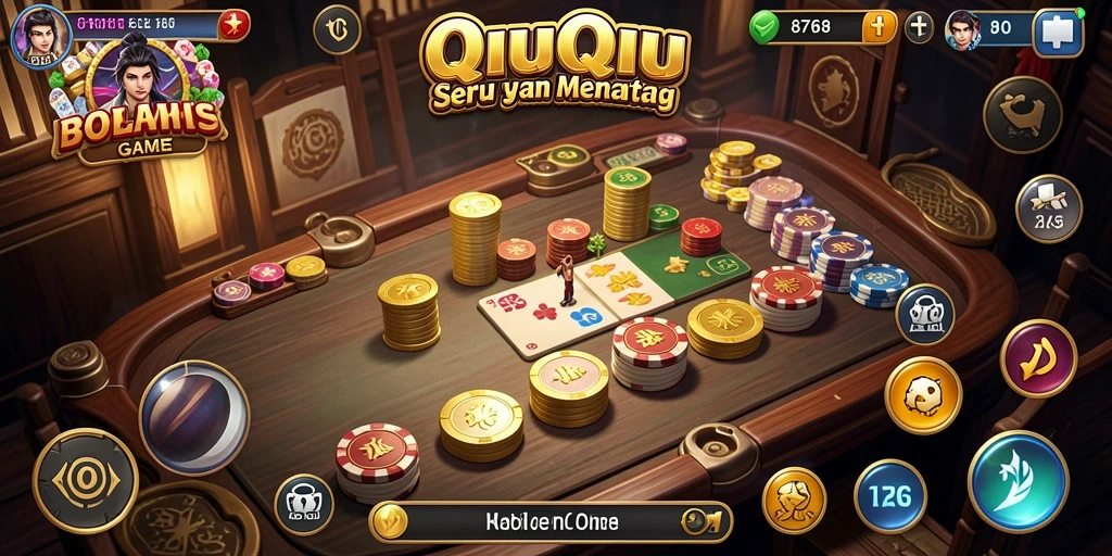 Gameplay seru dari 8768 QiuQiu yang memikat.