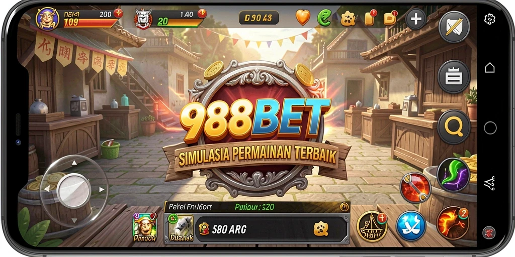 Screenshot utama 988BET menunjukkan gameplay yang menarik dan interaktif.