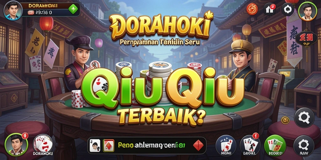 Tangkapan layar gameplay DORAHOKI dengan visual menarik dan kartu yang dimainkan.