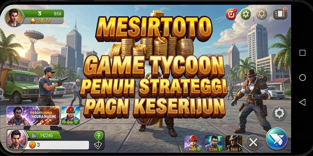 Screenshot gameplay MESIRTOTO yang menampilkan aksi Tycoon yang seru.