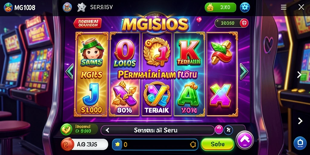 Menampilkan gameplay seru dari game Slot MG108.