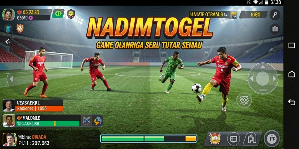 Tampilan gameplay yang menarik dan informatif di NADIMTOGEL.
