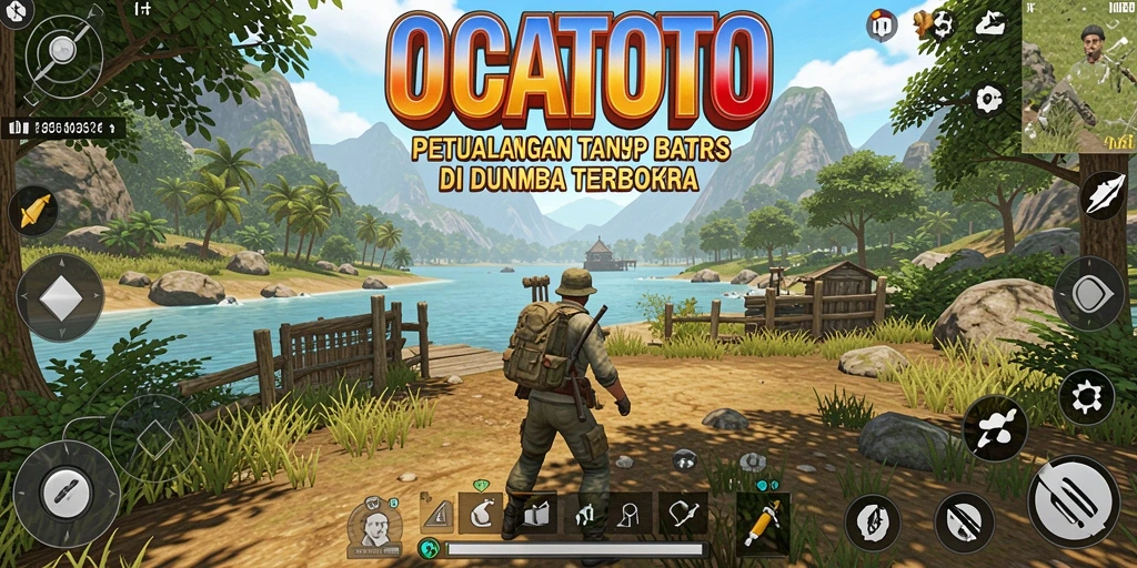 Gameplay seru di OCATOTO dunia terbuka yang luas.