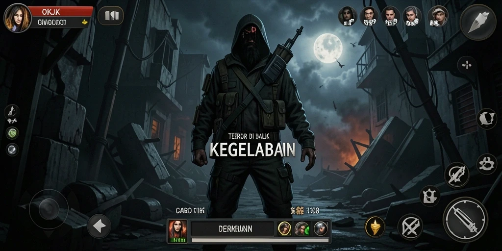 Gameplay menegangkan dengan suasana Horror yang mencekam.