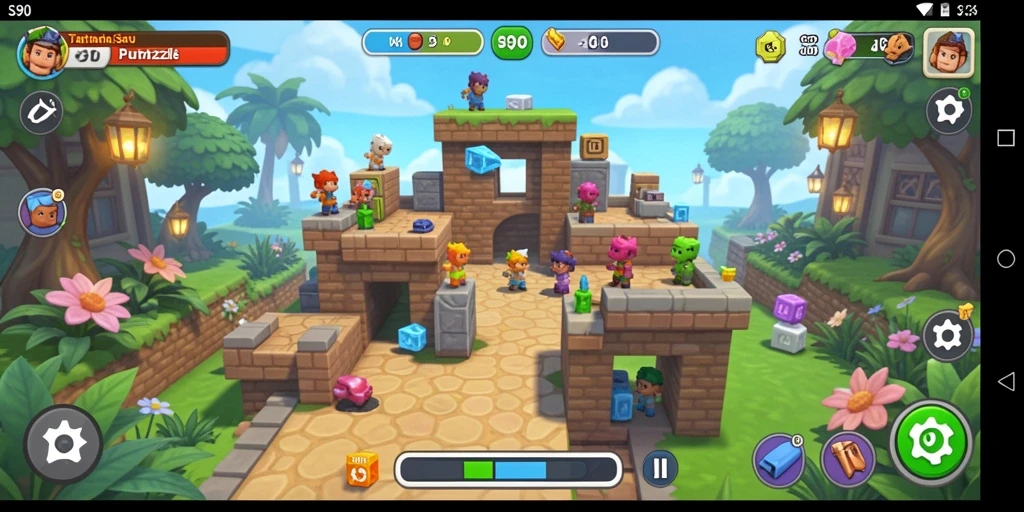 Tampilan gameplay S80 menampilkan tantangan puzzle menarik.