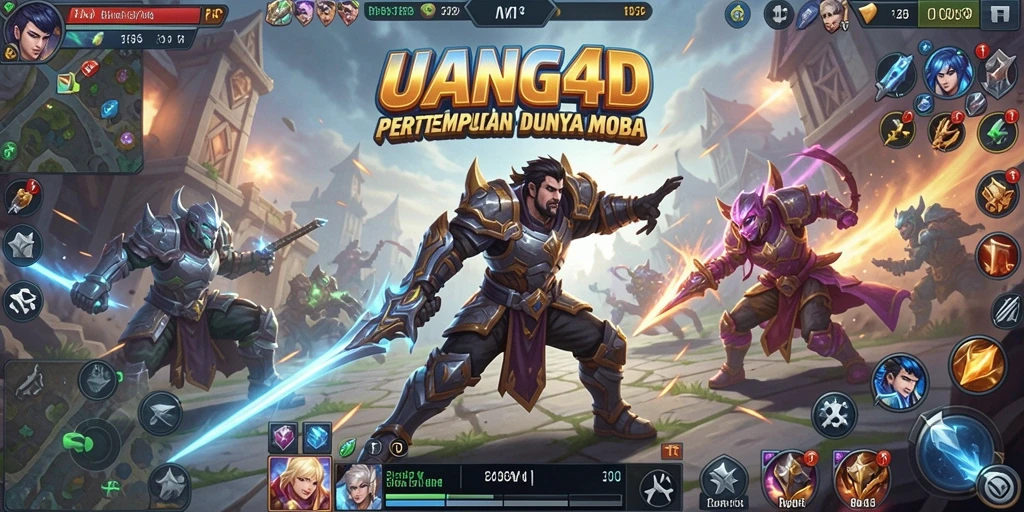 Tampilan gameplay seru dan strategi dalam UANG4D.
