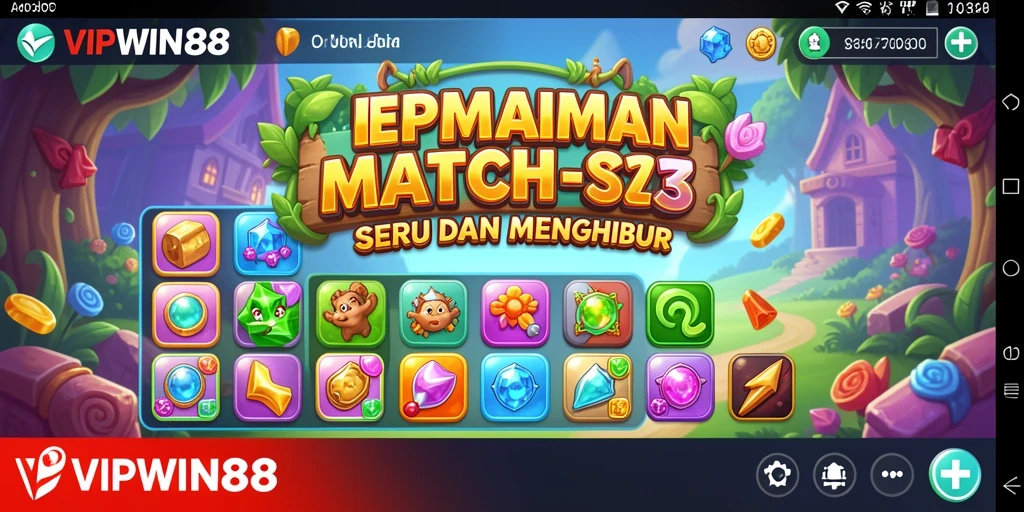 Tampilan gameplay VIPWIN88 yang penuh warna dan menarik.